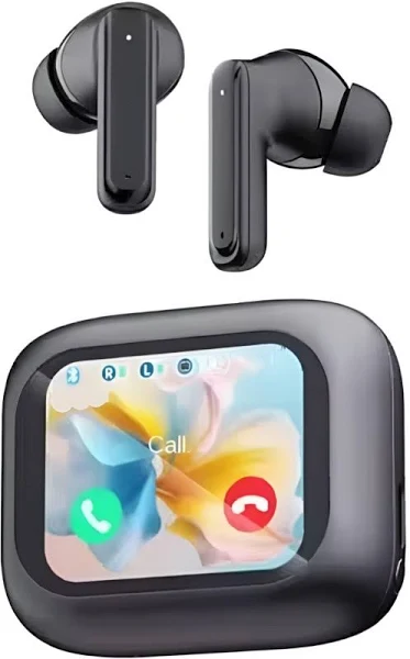 ध्वNi (Dhwani) GEN PODS ANC+ENC Earbuds TWS with Built-in MIC, Touch Display, 60 hrs of Play Bluetooth Headset (True Wireless) - Image 6
