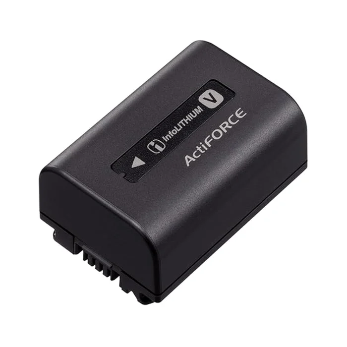 Sony InfoLithium V, NP-FV50 Camera/Camcorder Battery. 980mAh – Lithium Ion (Li-Ion) – 8.4 V DC