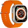 UGSTORE T800 Ultra Smartwatch with calling Bluetooth - Orange strap