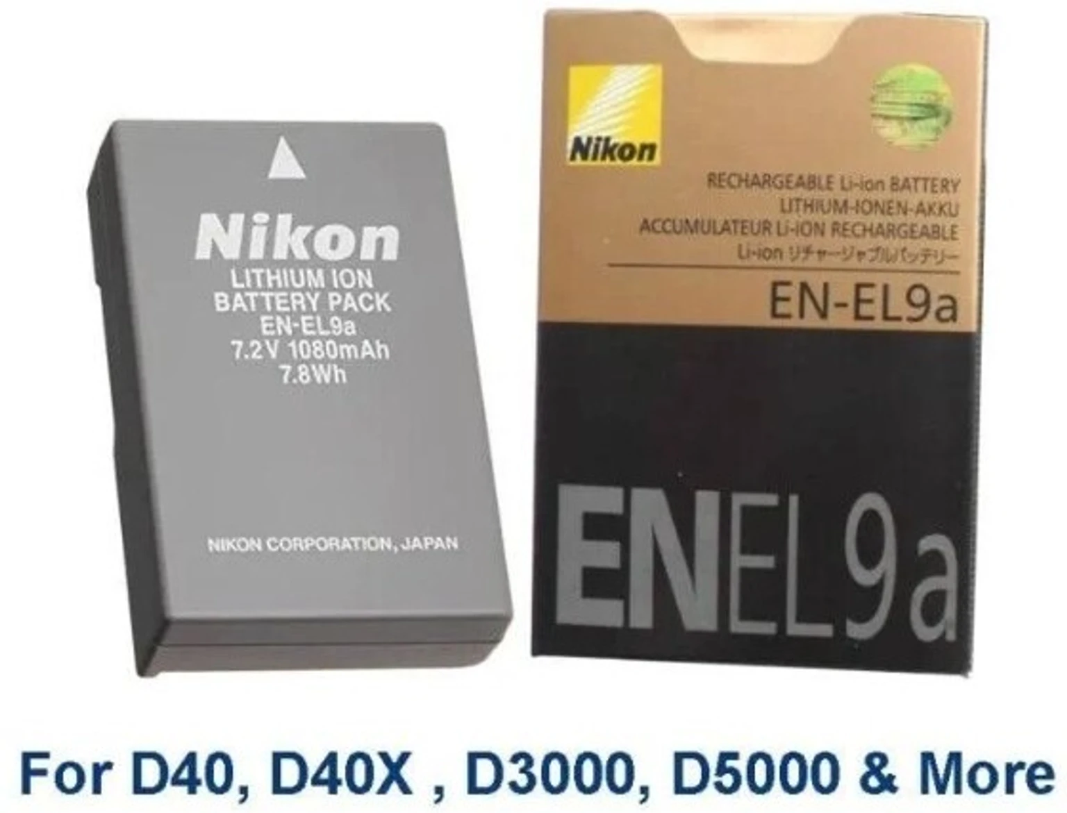 Nikon EN-EL9a Rechargeable Lithium-Ion Battery 6 months warrranty